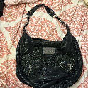 Black betsy Johnson purse